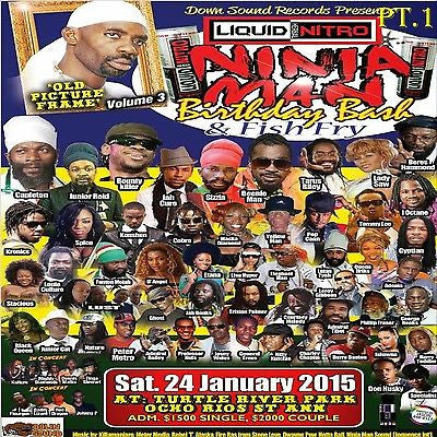 Ninjaman Birthday Bash Live Pt.1 2015!/DJ/Toasting Dancehall Live Reggae Stars