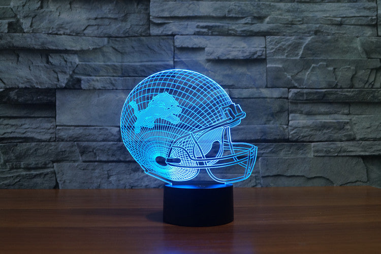 Detroit Lions NFL 3D Color Changing Light