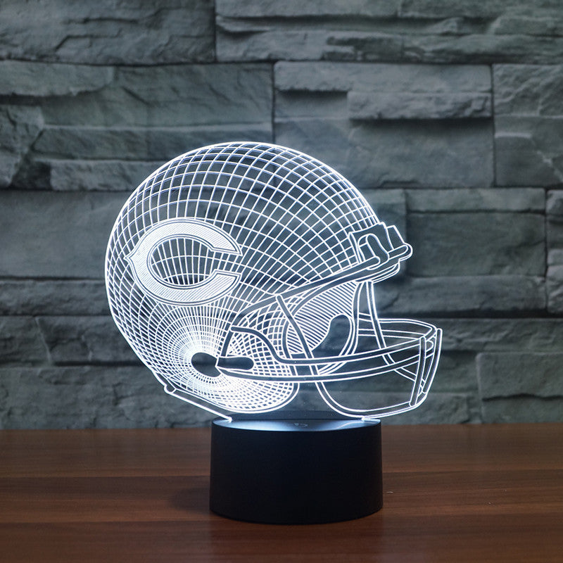 Chicago Bears NFL 3D Color Changing Light