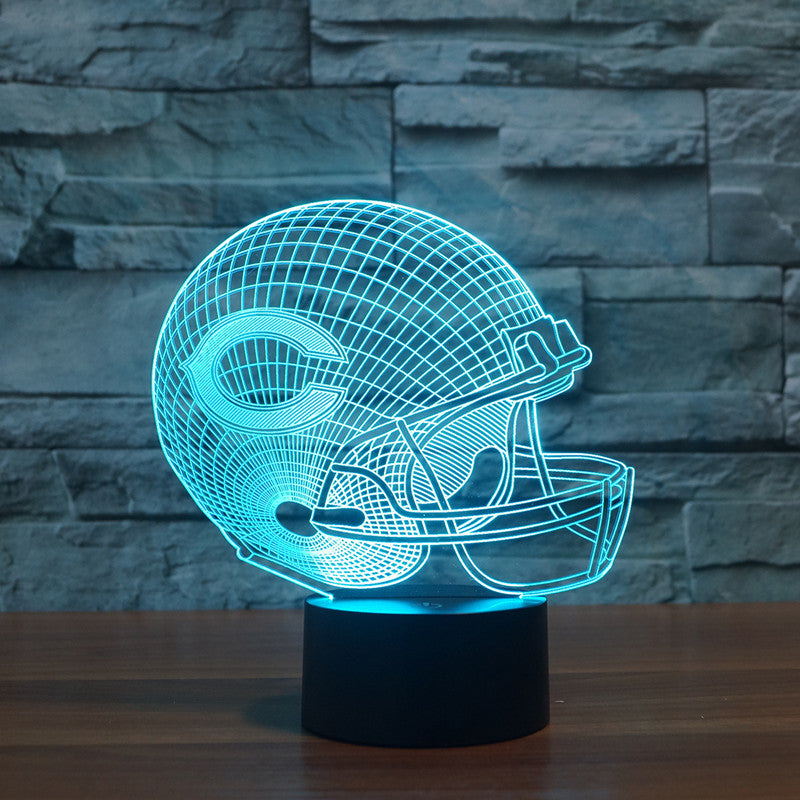 Chicago Bears NFL 3D Color Changing Light