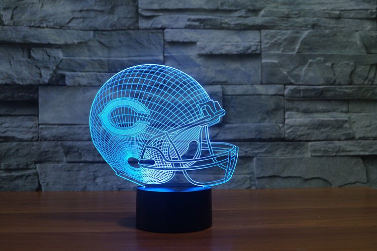 Chicago Bears NFL 3D Color Changing Light