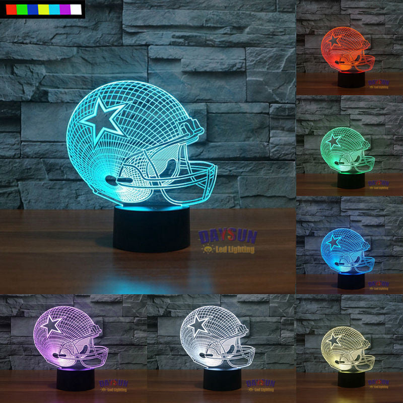 Dallas Cowboys  NFL 3D Color Changing Light