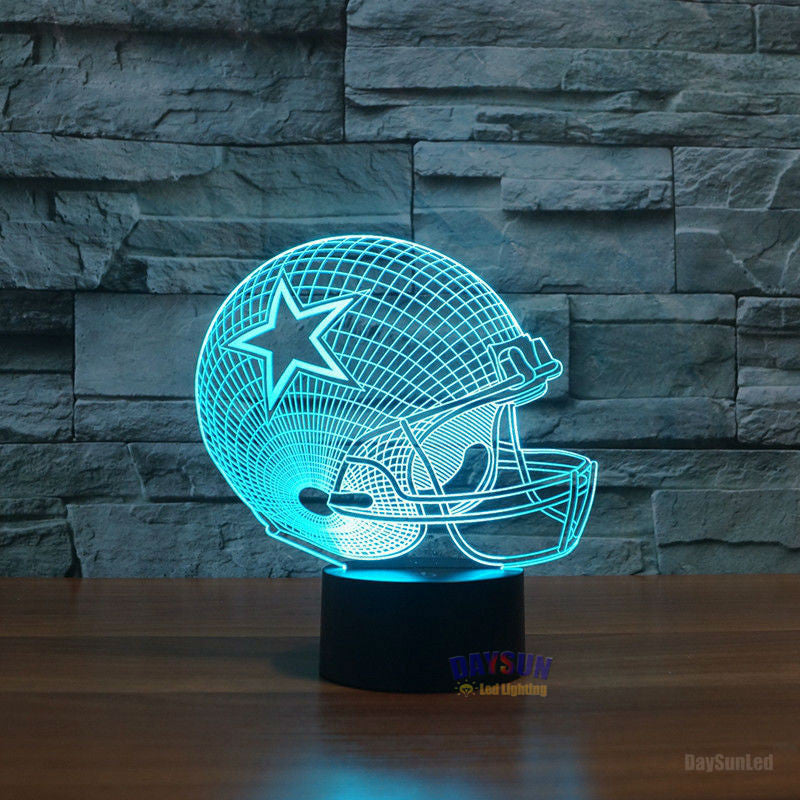 Dallas Cowboys  NFL 3D Color Changing Light