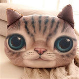 3D Cat Type Decorative Cushion Pillow